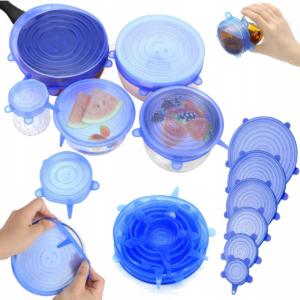 Zestaw pokrywek do pakowania żywności (6 sztuk)